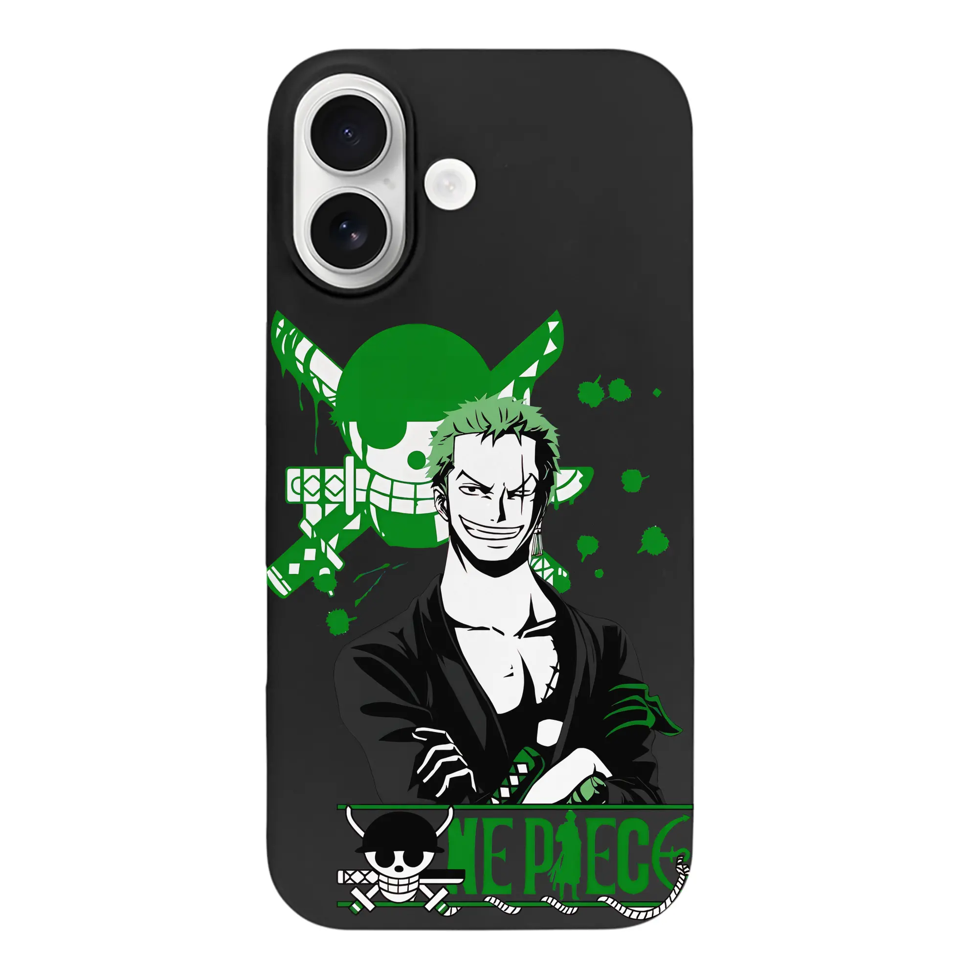 ワンピース グッズ ロロノア・ゾロ - iPhone 17 シリーズ シリコンケース 薄型 耐衝撃 指紋防止 ソフトタッチカバー 精密フィット 傷防止 保護ケース iPhone 17/17 Air/17 Pro/17 Pro Max 対応